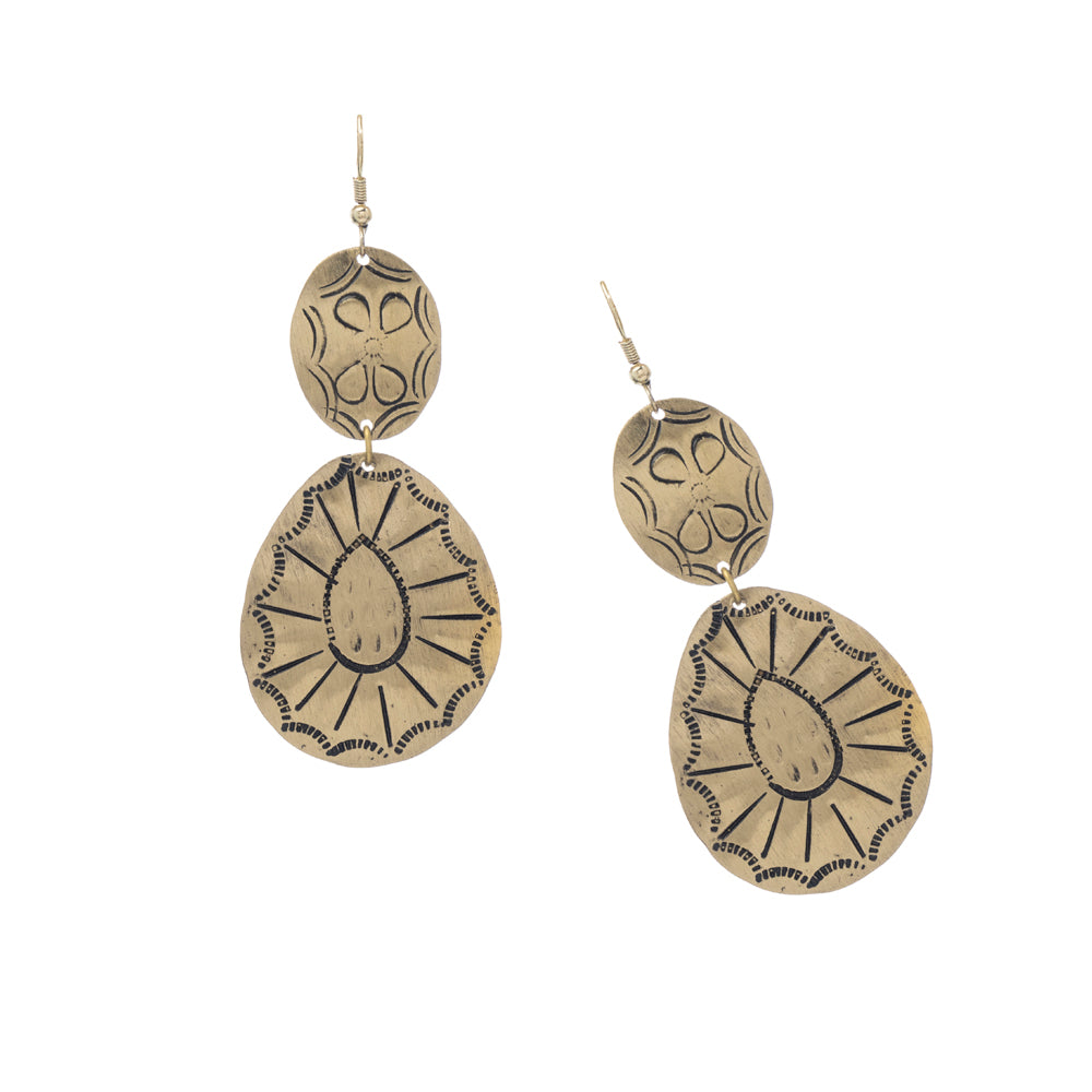 Mya's Medallions Earrings - Myra USA