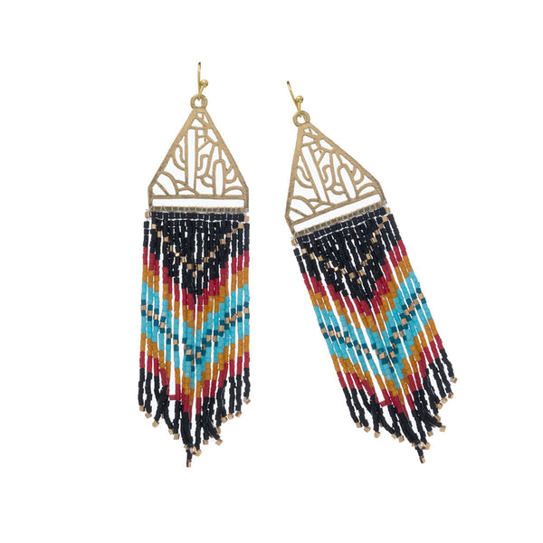 Open Vistas Earrings in Ebony