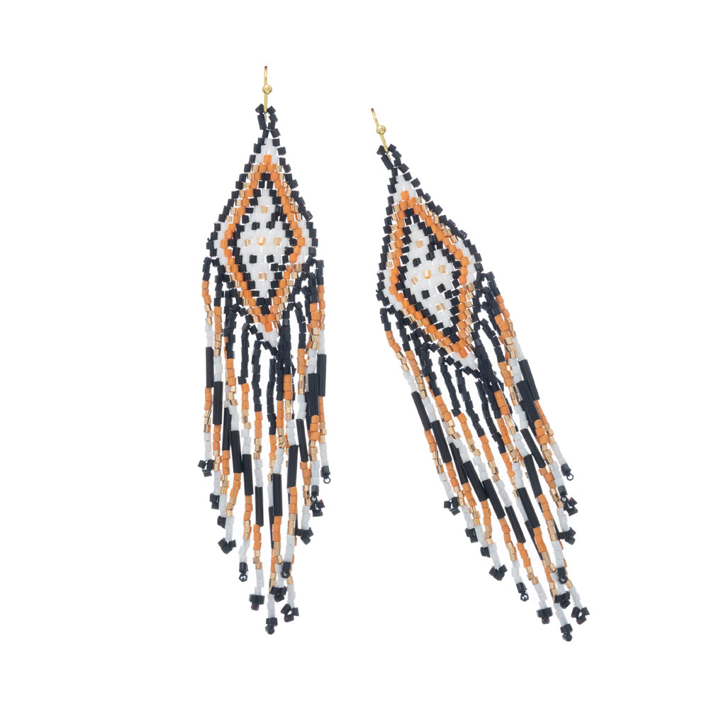 Elena Beaded Earrings - Myra USA