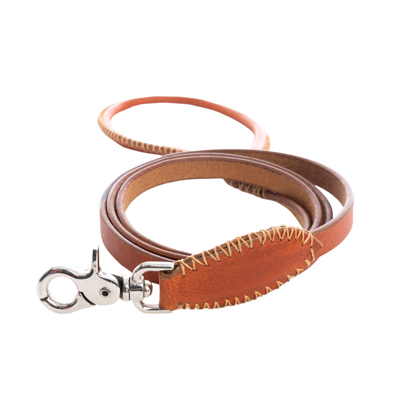 Exploradora Dog Leash in Caramel