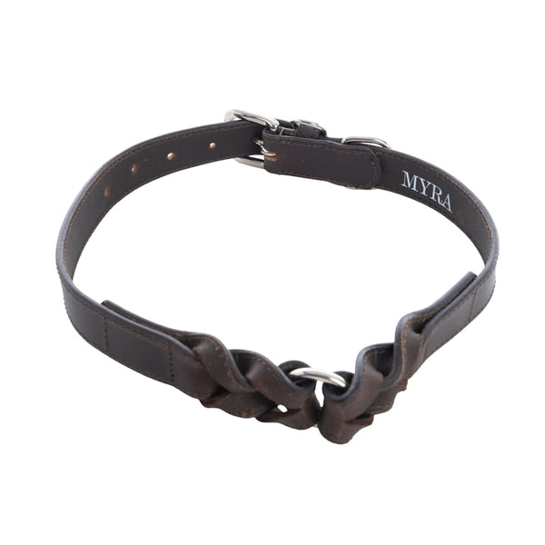 Topside Dog Collar in Ebony - Myra USA