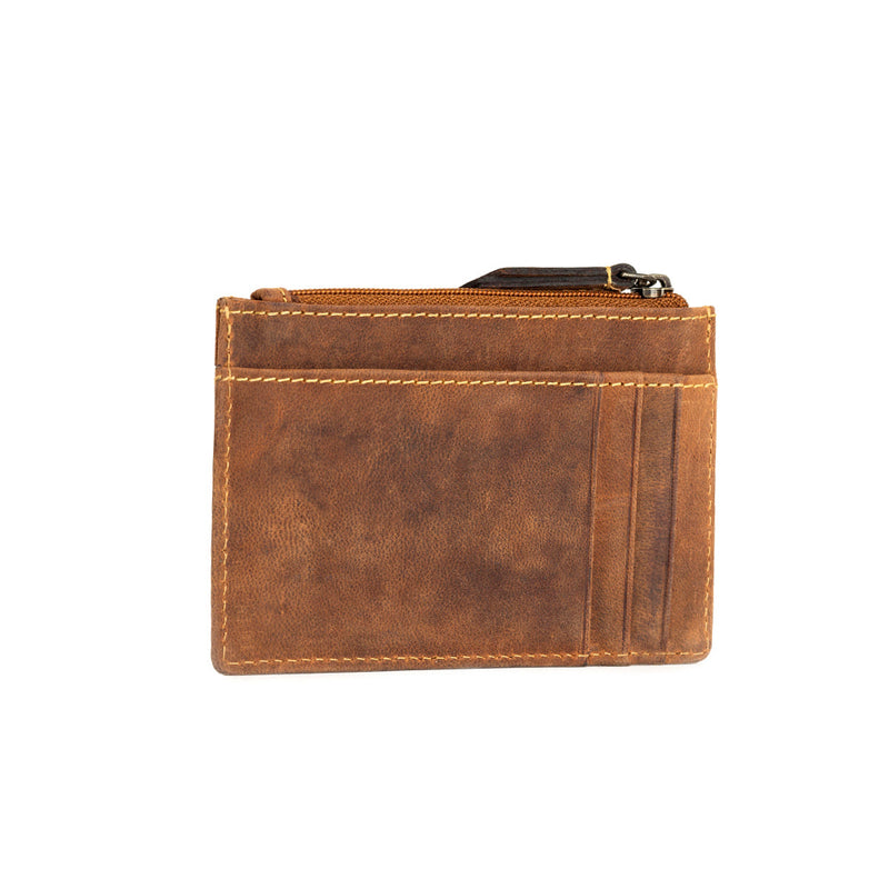 Western Fork Credit Card Holder in Camel