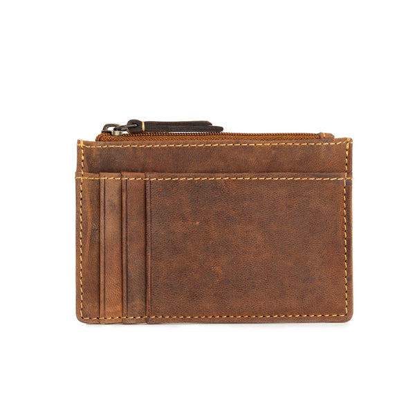 Western Fork Credit Card Holder in Camel