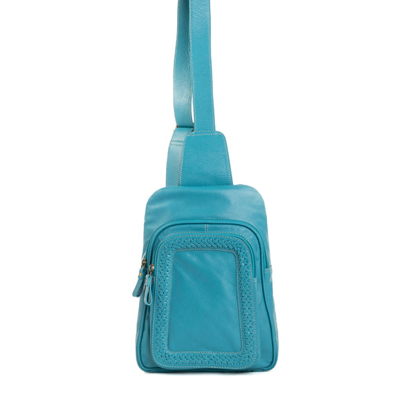 Willow Canyon Sling Bag In River Blue - Myra USA