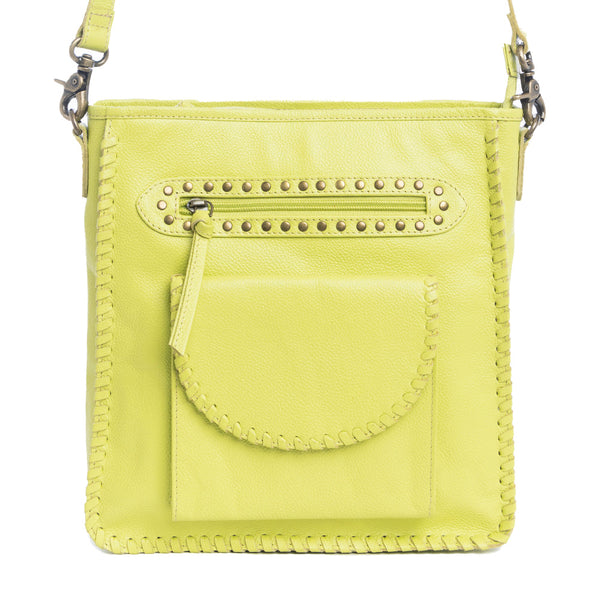 Ninnekah Leather In Willow Lime - Myra USA