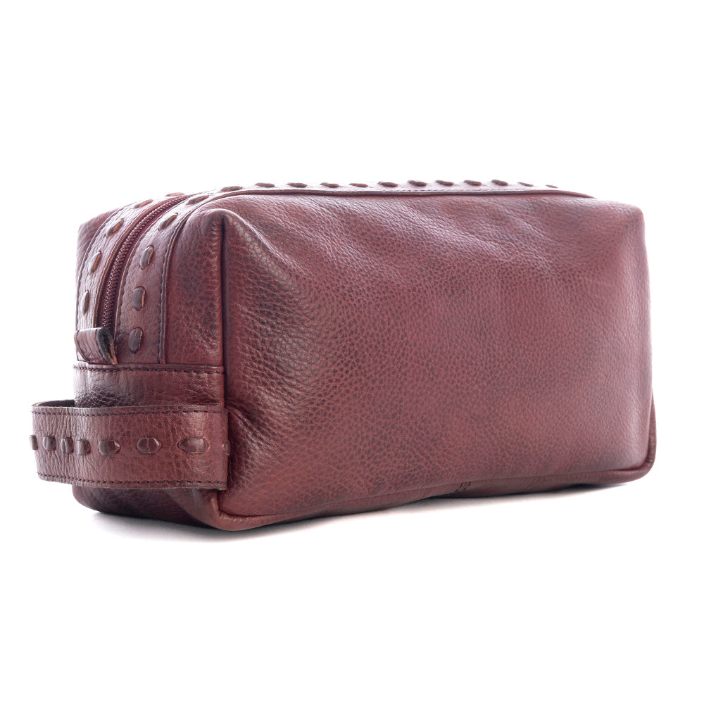 Roff Trail Toiletries Bag In Red Russet - Myra USA
