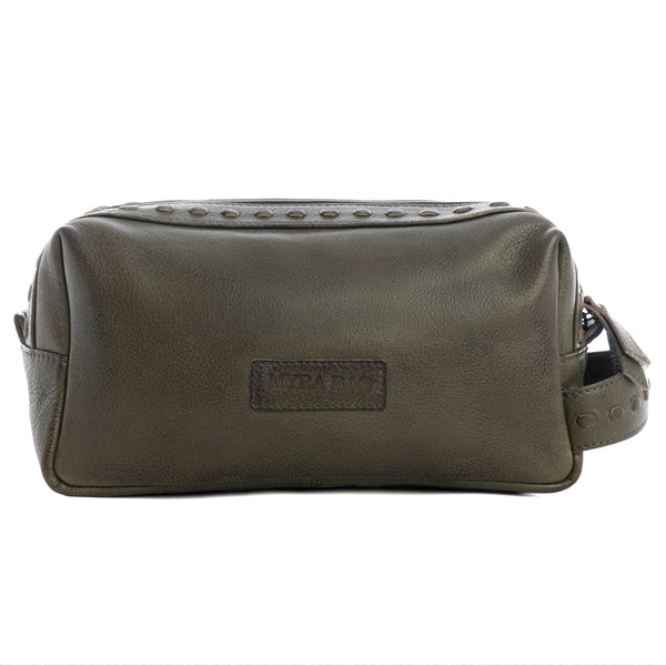 Roff Trail Toiletries Bag in Moss Green