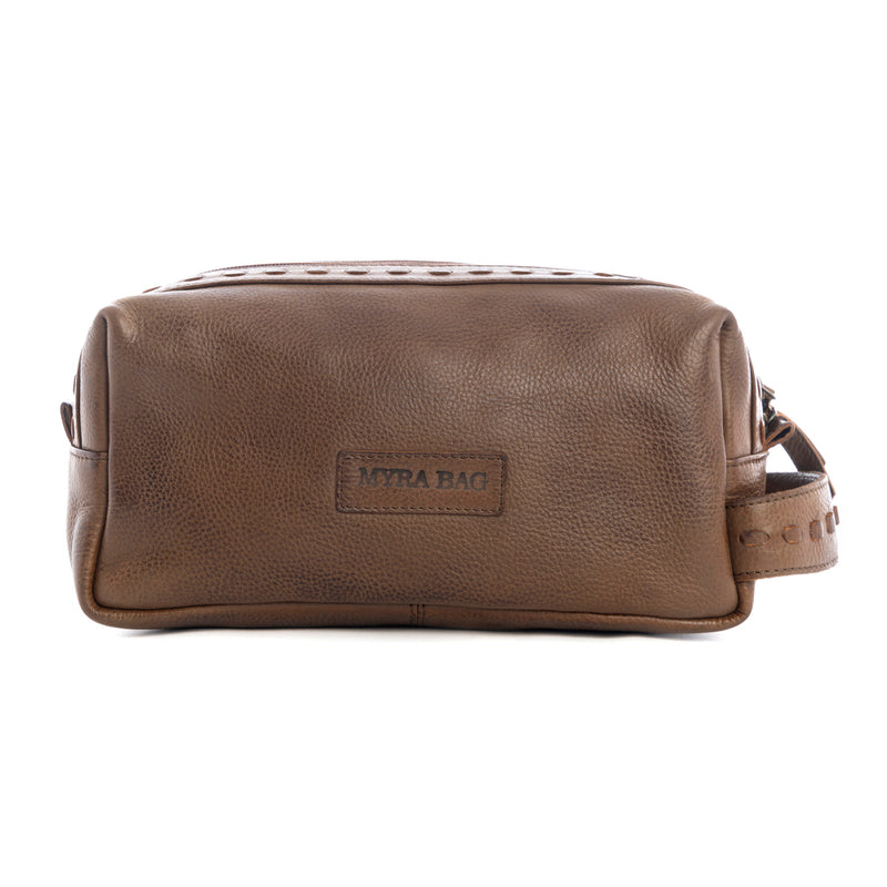 Roff Trail Toiletries Bag in Bourbon