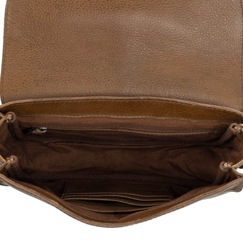 Summerset Vista Leather bag in Bourbon
