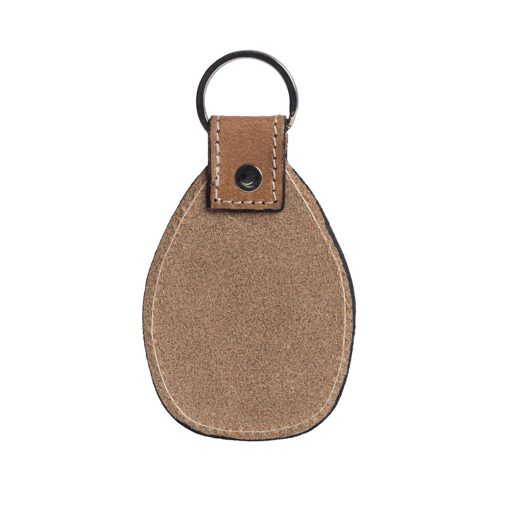 Sky Diamond Leather Key Fob - Myra USA