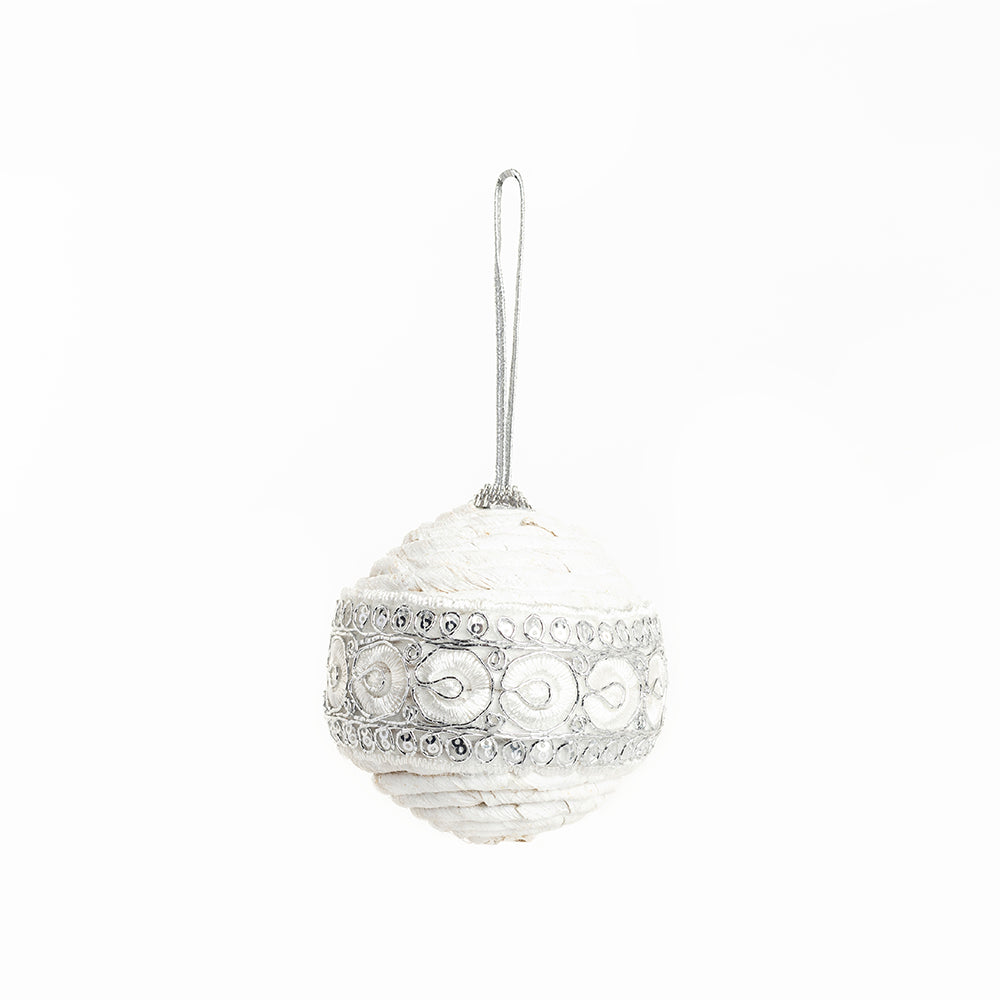 Woven Holiday Dream Ball Ornament - Myra USA