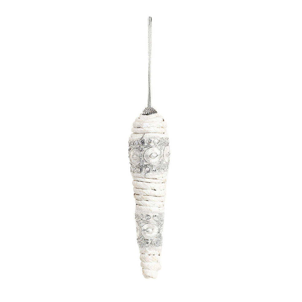 Woven Holiday Dream Icicle Ornament - Myra USA