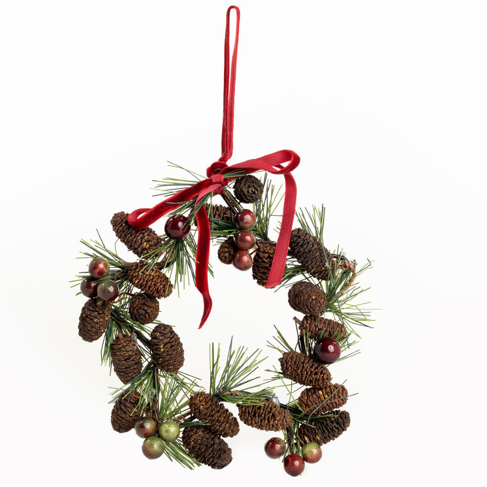 Pine Cone Berry Star Ornament - Myra USA