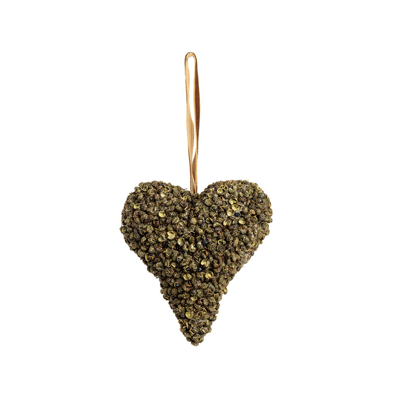 Forest Larch Berry Heart Ornament
