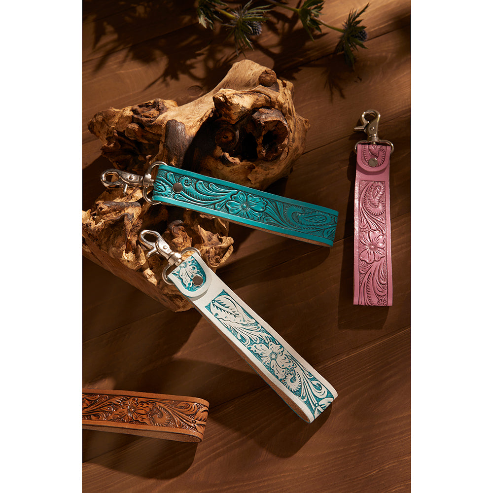Blooming Meadow Key Fob in Turquoise - Myra USA