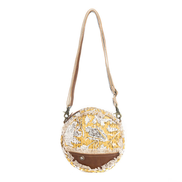 Golden Prairie Leaf Round Bag - Myra USA