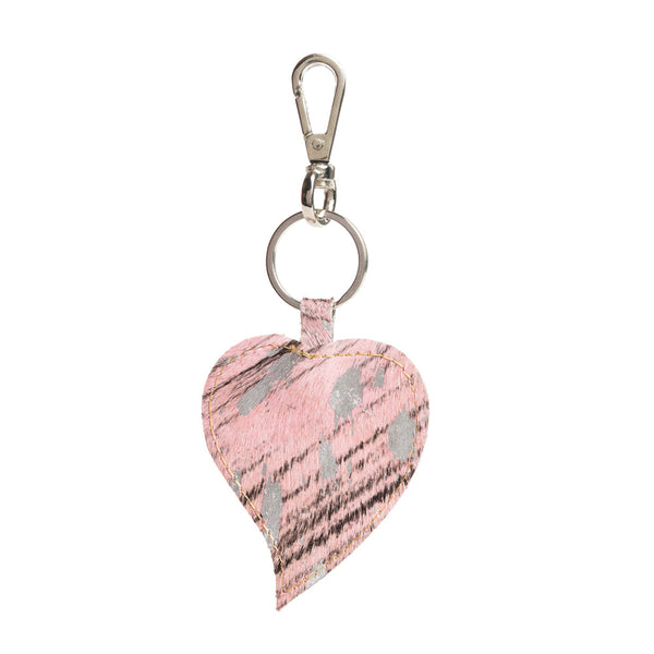 Heart's Love Key Fob in Pink - Myra USA