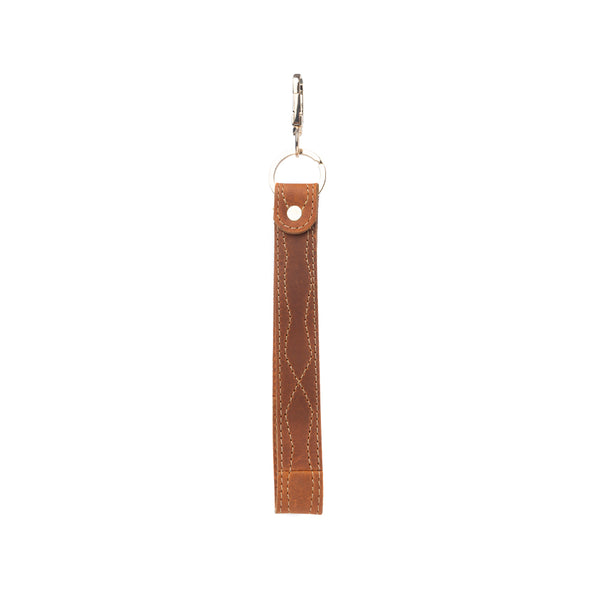 Russet Key Fob In Brown - Myra USA