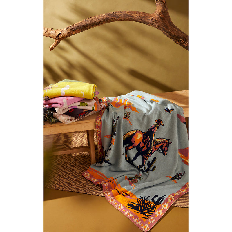 Desert Bloom Bandana Throw