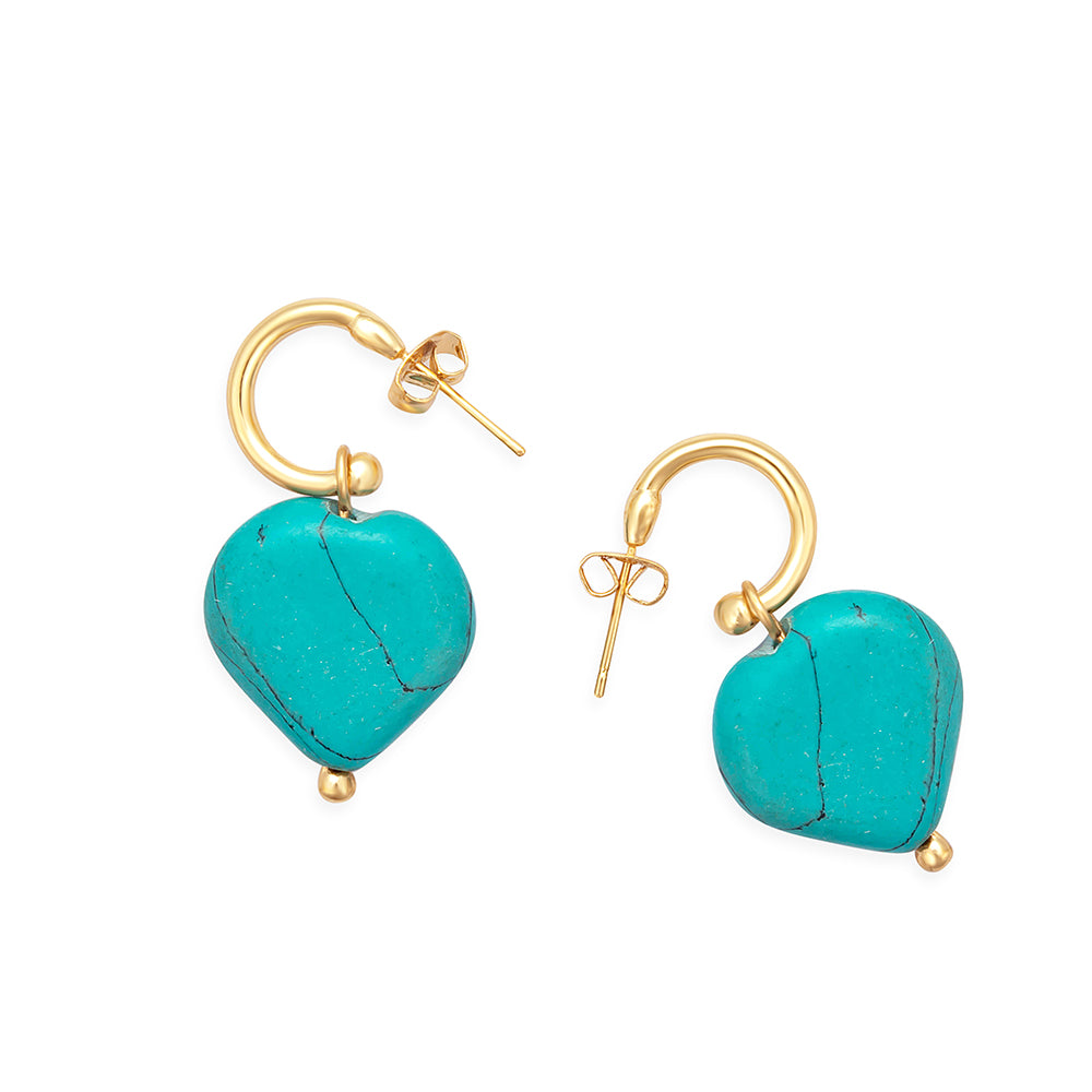 Mi Corazón Azul Earrings - Myra USA