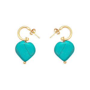 Mi Corazón Azul Earrings - Myra USA