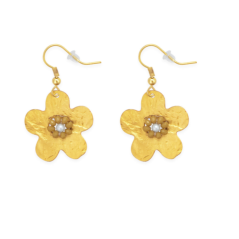 Paint Flower Earrings - Myra USA