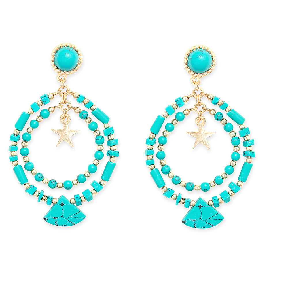 Two of One Star Earrings - Myra USA