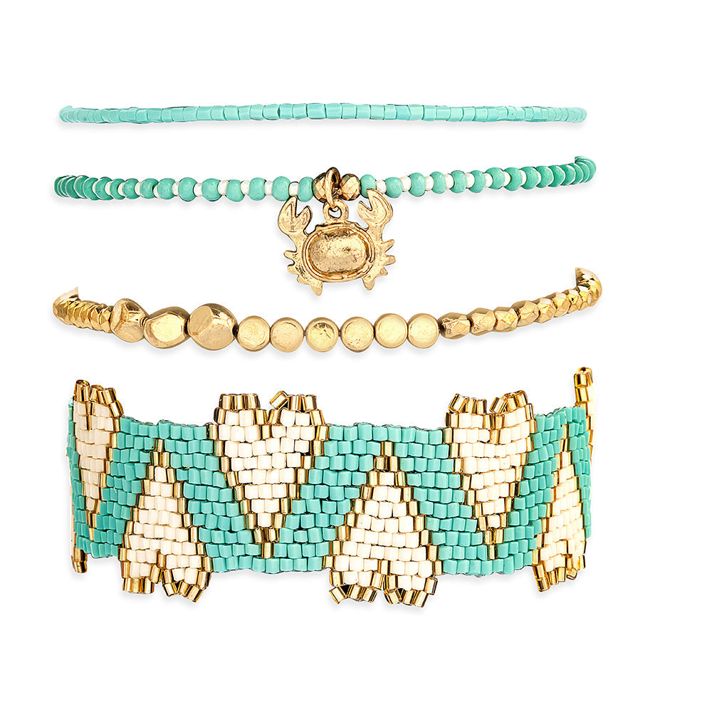 Love Unbounded Bracelet in Teal - Myra USA