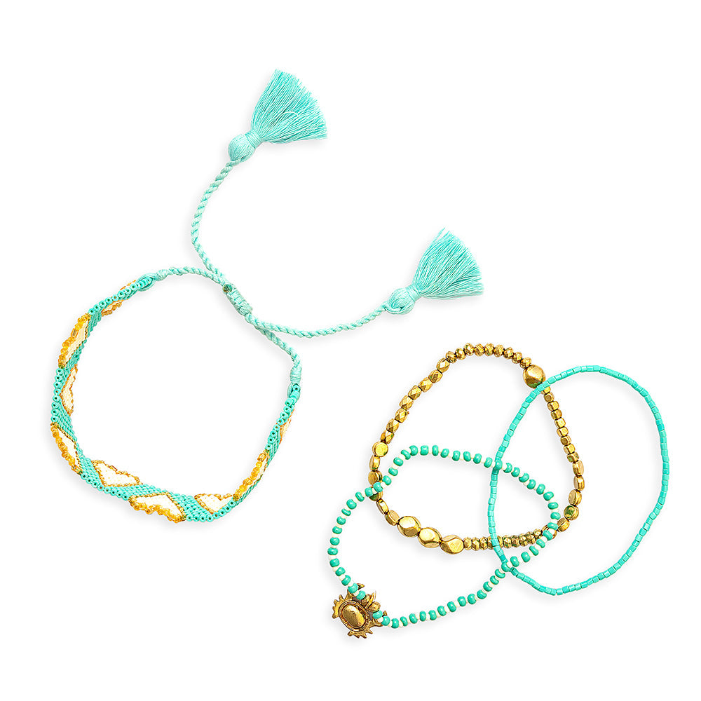 Love Unbounded Bracelet in Teal - Myra USA