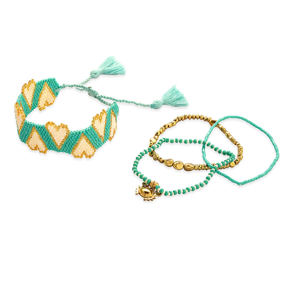 Love Unbounded Bracelet in Teal - Myra USA