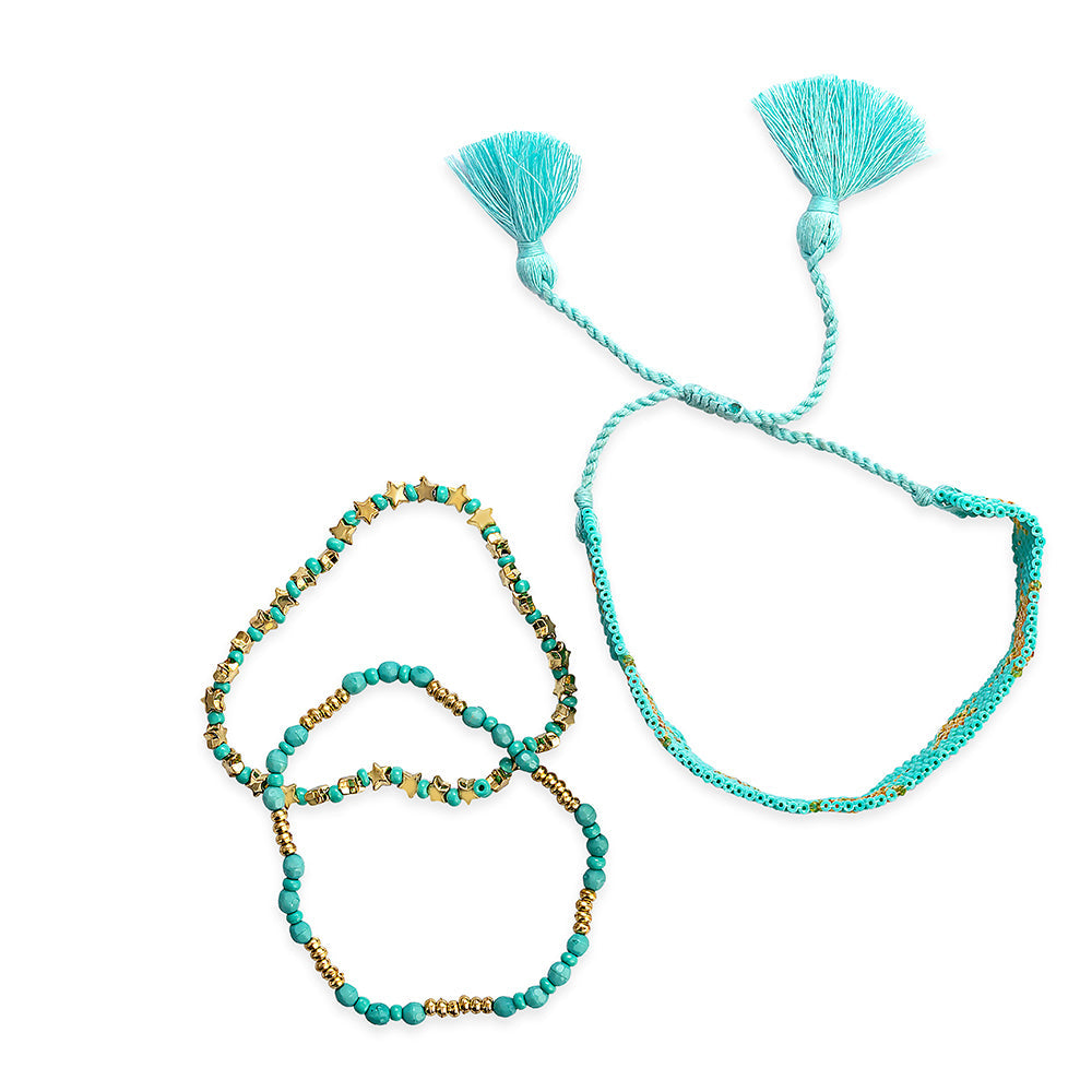 Starshine Bracelet in teal - Myra USA