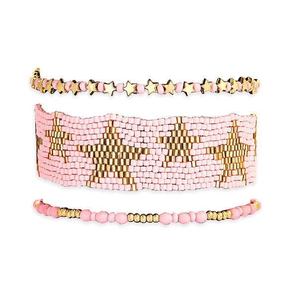 Starshine Bracelet in pink