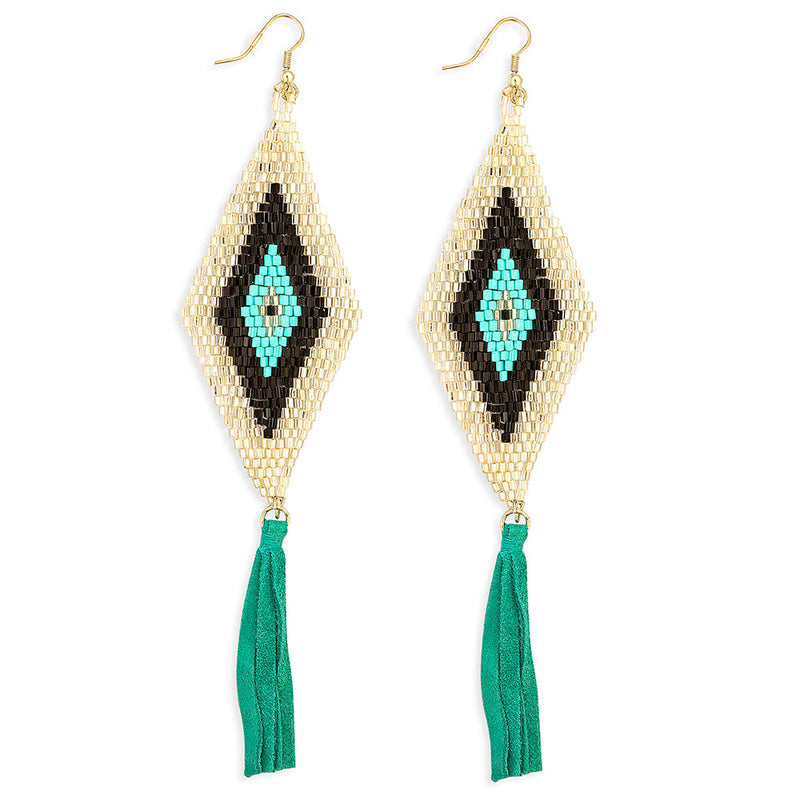 Crested Trail Fringe Earrings