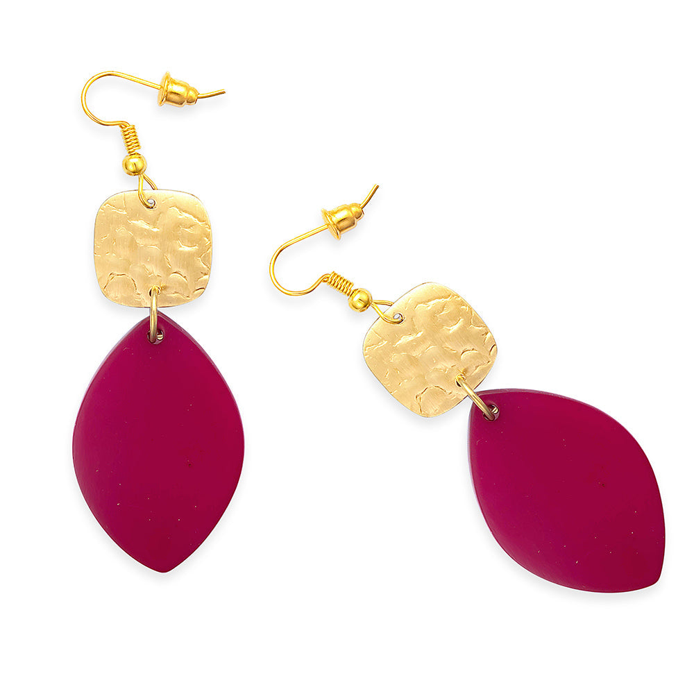 La Vida Earrings in Scarlet - Myra USA