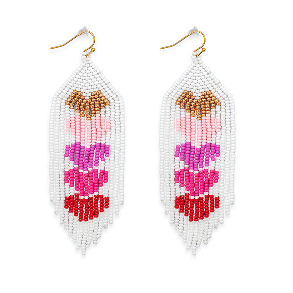 Hearts of Five Earrings in Red - Myra USA