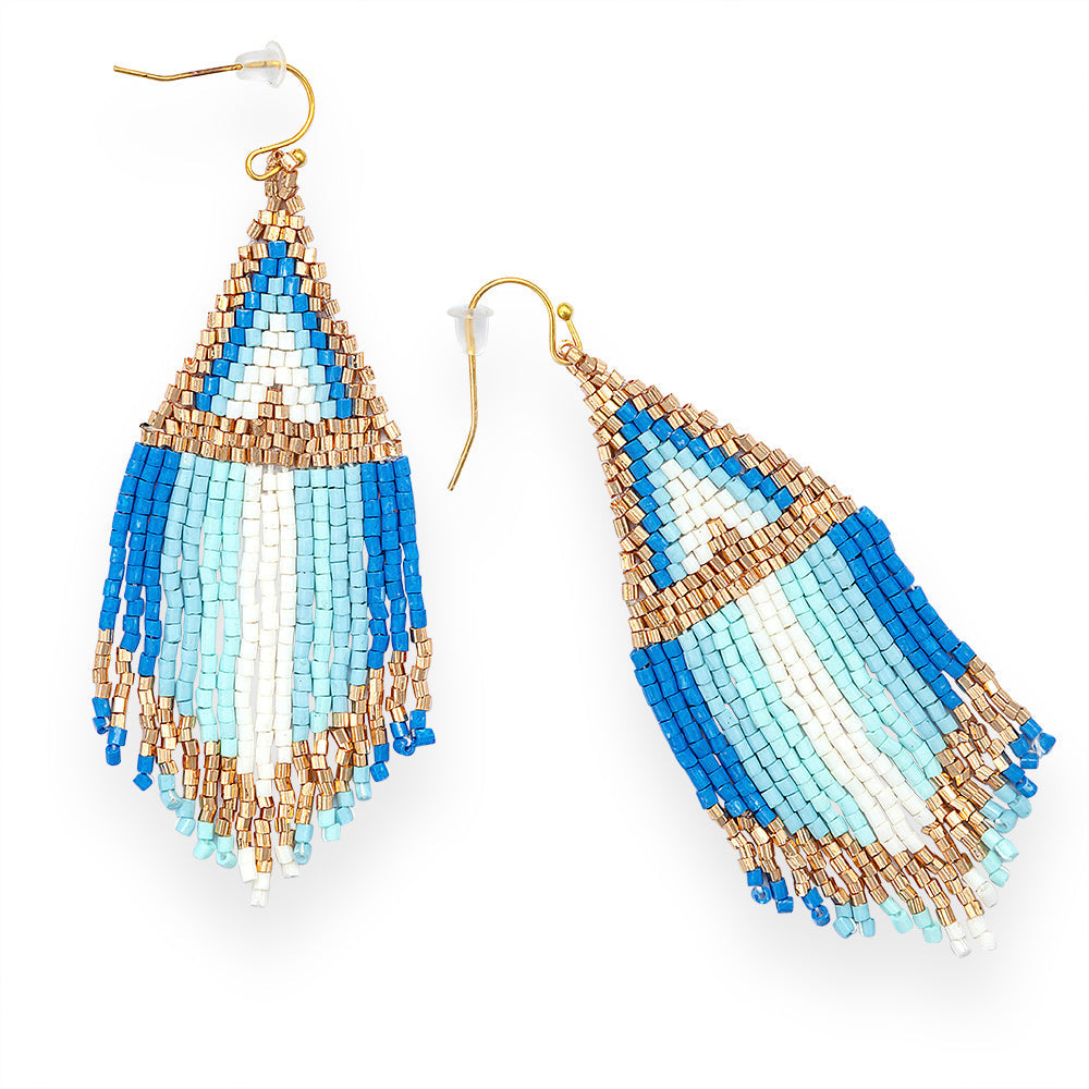 Claridad Earrings in Blue - Myra USA