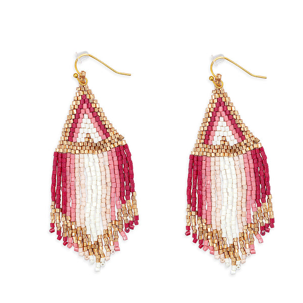 Claridad Earrings in Scarlet