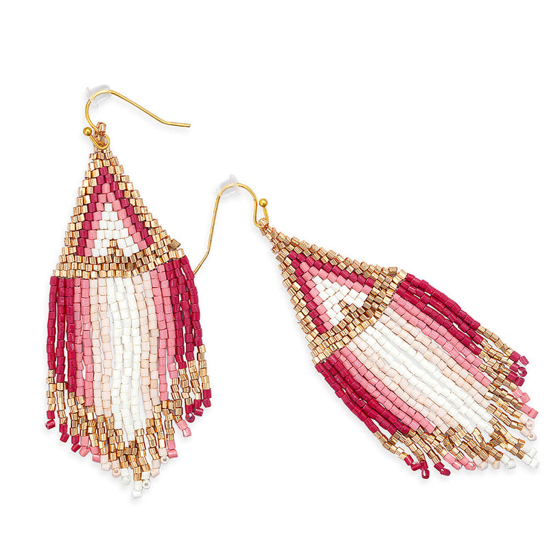 Claridad Earrings in Scarlet