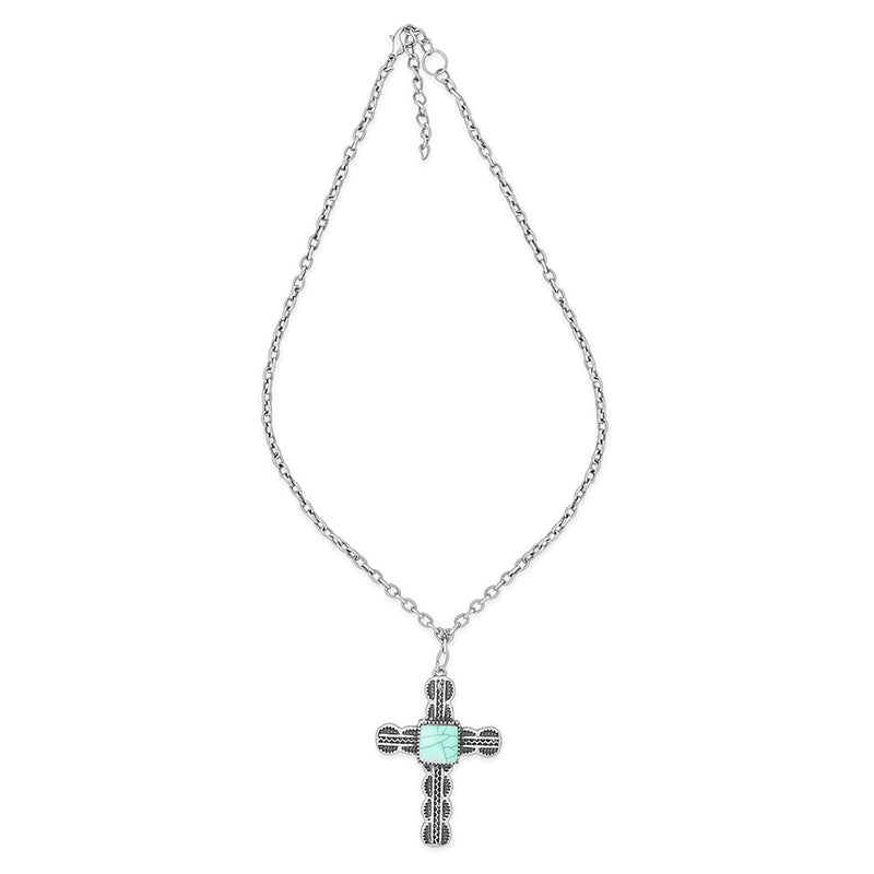 Centerstone Cross Necklace