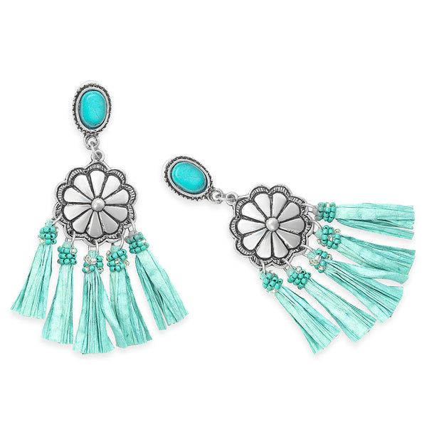 Corsica Springs Fringed Earrings - Myra USA