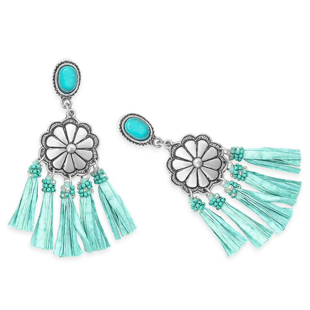 Corsica Springs Fringed Earrings - Myra USA