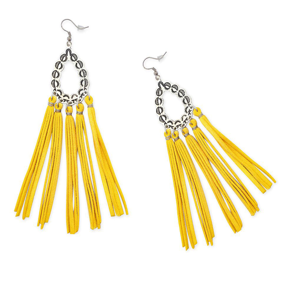 Lacrima Fringed Earrings - Myra USA