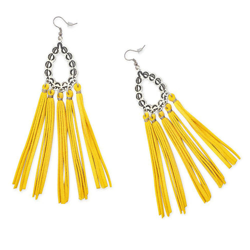 Lacrima Fringed Earrings - Myra USA