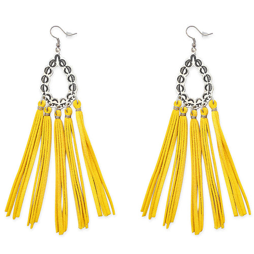 Lacrima Fringed Earrings - Myra USA