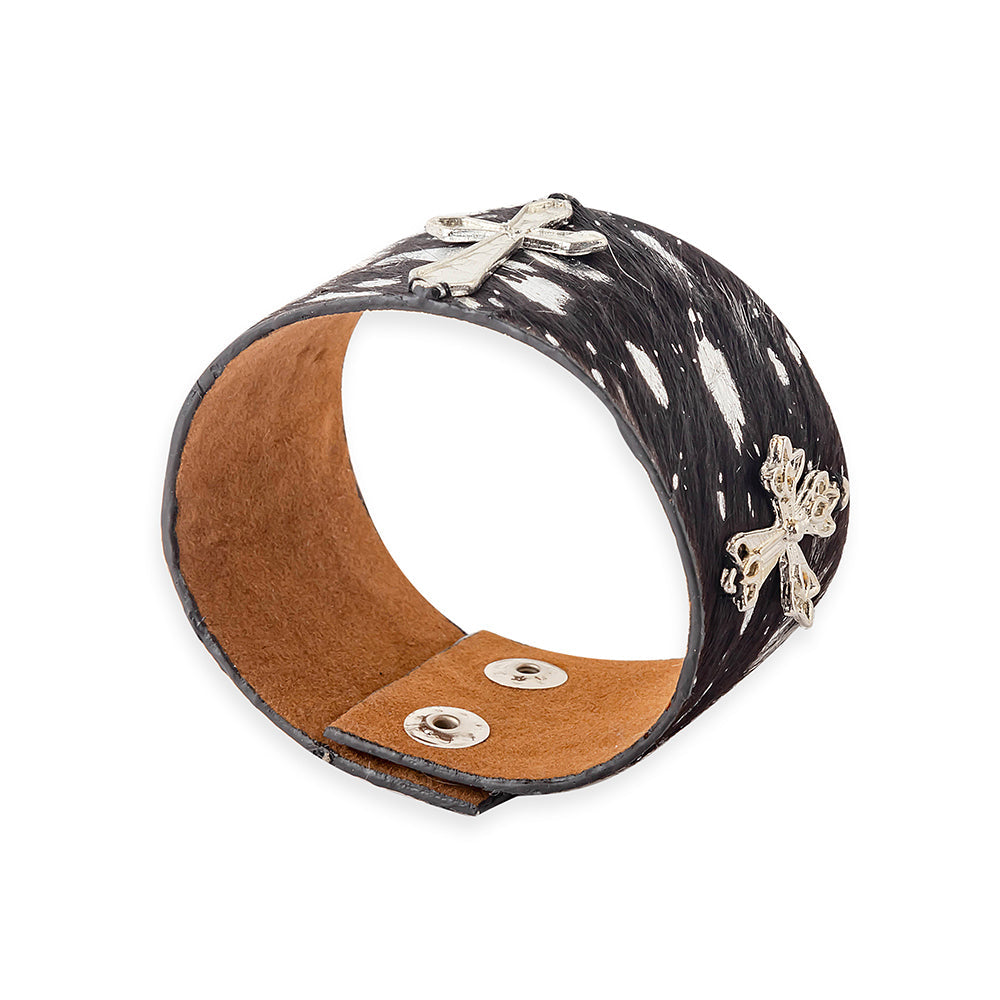 La Cruz Plata Cuff Bracelet - Myra USA