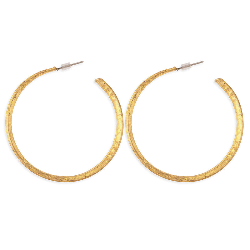 Golden Hoop Earrings