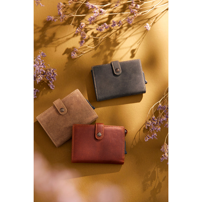 Prairie Sophisticate Compact Wallet in Slate