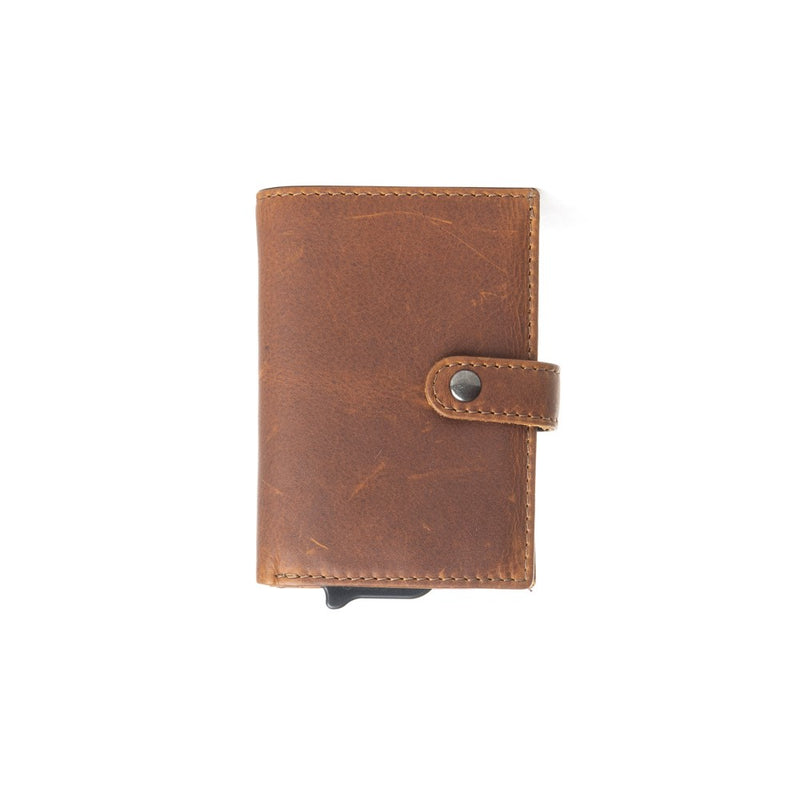 Prairie Sophisticate Compact Wallet in Caramel