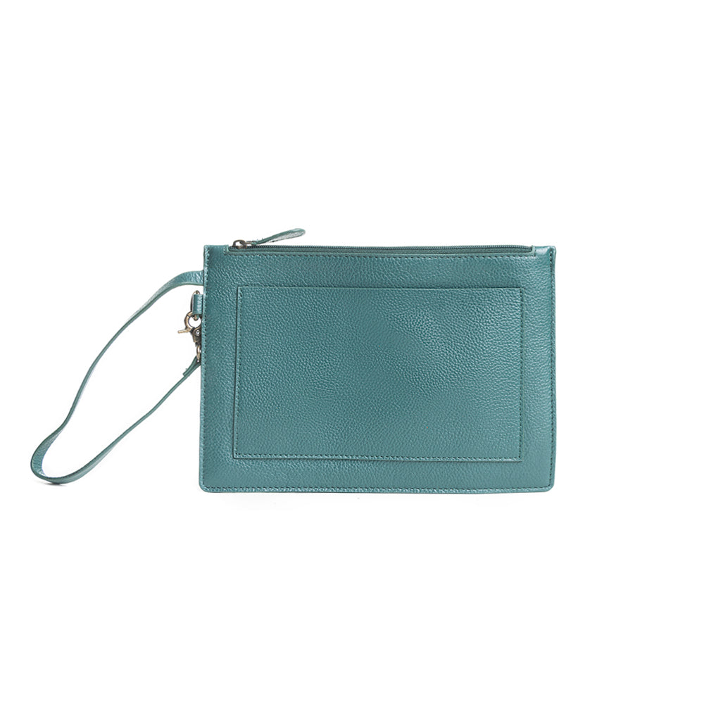 Canyon Colours Clutch Pouch in Teal - Myra USA