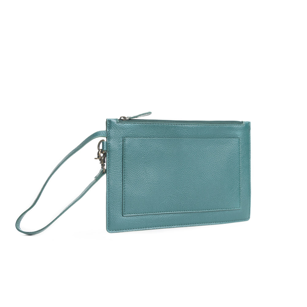 Canyon Colours Clutch Pouch in Teal - Myra USA